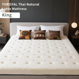 THroyal 【Royale Elite】 6 by 6 ft Latex Foam Mattress king size | Elite status symbol