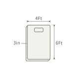 THroyal【RoyaleSlim】Latex Foam Mattress 4 by 6 ft single size