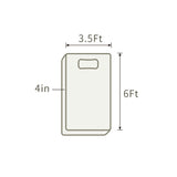 THroyal【RoyaleSlim】Latex Foam Mattress 4 by 6 ft single size