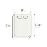 THroyal【Royale Classic】 6 by 4.5 ft Latex Foam Mattress queen size | #1 couple choice!