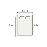 THroyal【Royale Classic】 6 by 4.5 ft Latex Foam Mattress queen size | #1 couple choice!