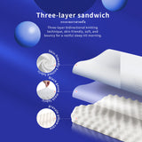 THroyal Neck Orthopedic latex Pillow - 2-Level Height