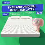 THroyal 【Royale Elite】 6 by 6 ft Latex Foam Mattress king size | Elite status symbol