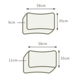 THroyal Neck Orthopedic latex Pillow - 2-Level Height