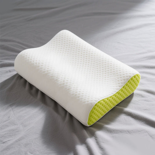 Thai Latex Neck Massage Pillow | THroyal Honeycomb Design for Pain Relief | COD