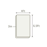 THroyal【RoyaleSlim】Latex  Foam Mattress 4 by 6 ft single size