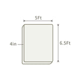THroyal【Royale Classic】 6 by 4.5 ft Latex Foam Mattress queen size | #1 couple choice!