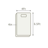 THroyal【RoyaleSlim】Latex  Foam Mattress 4 by 6 ft single size