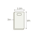 THroyal【RoyaleSlim】Latex  Foam Mattress 4 by 6 ft single size