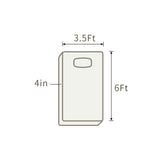 THroyal【RoyaleSlim】Latex  Foam Mattress 4 by 6 ft single size