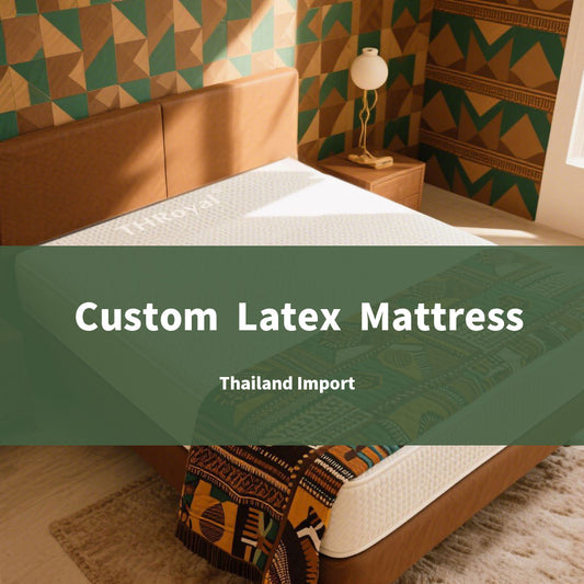 Extra Thick 15cm Thai Latex Mattress | THroyal Premium Deep Sleep Mattress | Pressure-Resistant | COD