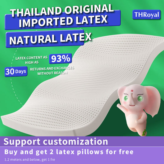 Extra Thick 15cm Thai Latex Mattress | THroyal Premium Deep Sleep Mattress | Pressure-Resistant | COD