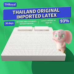 THROYAL Thai Natural Latex Mattress  | THroyal Spine Support Mattress | Breathable & Anti-Dust Mite | COD